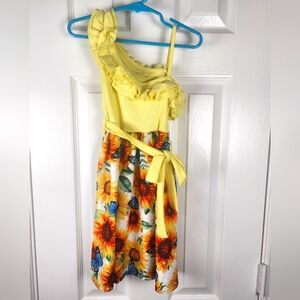 Shein sunflower dress size 4y